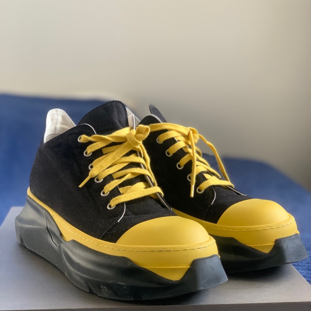 Rick owens abstract low yellow